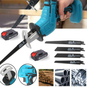 Fierăstrău Tip Sabie Codrless CDR, cu 2 Acumulatori 24 V, Lithium si 4 Lame Incluse 01650