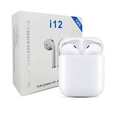 Casti Wireless i12, Touch control, Compatibile Android si iOS