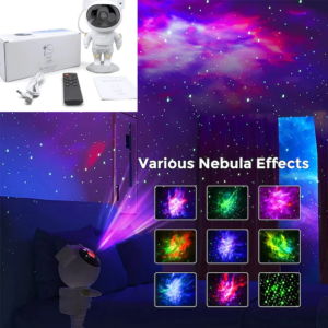 Lampa LED cu Proiector ASTRONAUT, Cer Instelat, Multicolor 0420