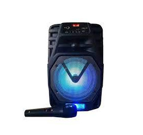 Boxa Portabila Cu Microfon Inclus, KTS1367, Audio Bluetooth 3″, Led, Radio FM, Suport MP3, Cu Telecomanda, USB Si Card TF, Negru