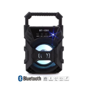 Boxa Portabila  BT 1301 cu  Bluetooth, Lumini multicolore, USB, microSD, radio FM, AUX