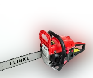 Drujba Profesionala, Motofierastrau cu lant, pe Benzina FLINKE 9800, 58 cmc, 4CP, lama 40cm, 13500 rotatii pe minut