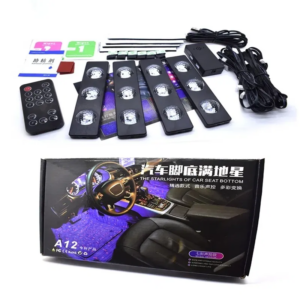 Set  Lumini Auto Interior Star Light pentru Scaune cu Telecomanda 0100ZD