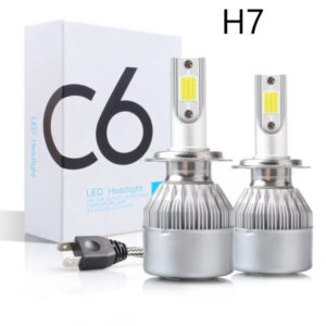 Set 2 LED-uri Auto H7, 55W/6200 Lumeni, C6
