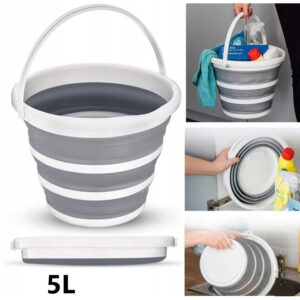 Galeata Pliabila din Plastic, Capacitate 5 Litri 0150