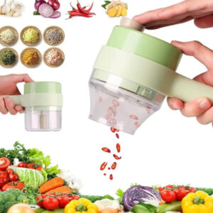 Mini Tocator si Maruntitor Gatling, Tocator Electric Pentru Alimente si Legume 4 in 1 0100ZD