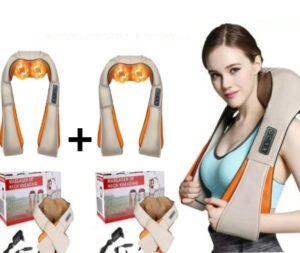 Oferta 2 bucati x Aparat Pentru Masaj Umeri si Gat, Massager of Neck Kneading