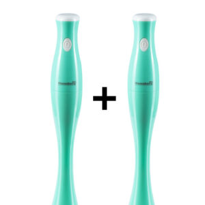 Oferta 2 Bucati x Blender de Mana Vertical Hausberg HB-7669B, 350 W, Lama din otel inoxidabil, Ax interior din otel inoxidabil