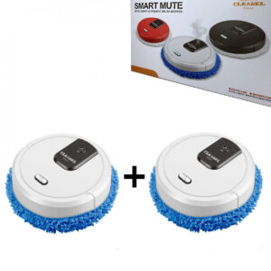 Oferta 2 Bucati x Smart-Mop, Robot Pentru Curatenie cu Functie de Umidifcator, Laveta din Microfibra