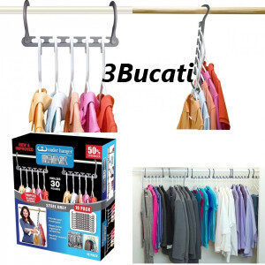 Oferta 3 Bucati x Suport Depozitare si Organizare Pentru 30 Umerase