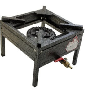 Pirostrie cu Patru Picioare, Patrata, cu 1 Arzator din Fonta