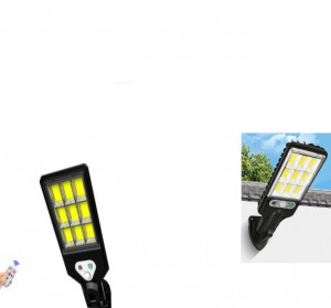 Lampa solara de perete, 117 cob, Sensor Street Lamp, cu 9 Celule, Telecomanda inclusa