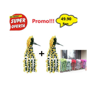 Oferta 2 Bucati x Ghirlanda Orhidee Curgatoare - Galben, Flori Artificiale, Flori Suspendate