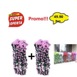 Oferta 2 Bucati x Ghirlanda Orhidee Curgatoare - Roz, Flori Artificiale, Flori Suspendate