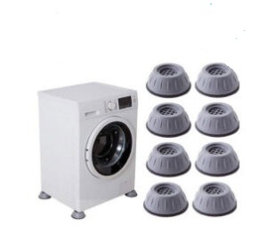 Oferta 2 Seturi a 4 Picioruse Conice , 8 Bucati, Picioruse Tampon Anti-vibratie, Pentru Masina de Spalat, Suport anti-zgomot si antiderapante pentru electrocasnice/mobilier