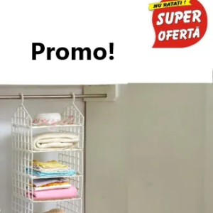 Raft pliabil pentru depozitare cu 5 rafturi, | PLIABIL 050ZD