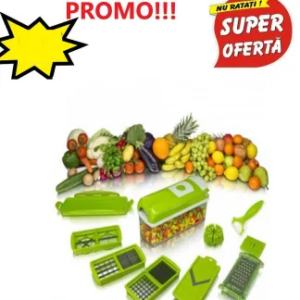 Razatoare Multifunctionala pentru taiat, feliat, maruntit legume si fructe