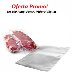 Set 100 Pungi Pentru Vidat si Sigilat