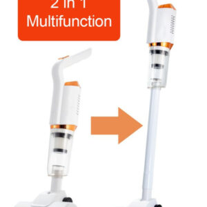 Aspirator Vertical Portabil Fara Fir, Wireless, 2 in 1, Fara sac, Control pe maner, Reincarcabil 0550