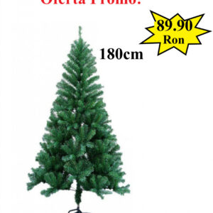 Brad Artificial de Craciun 180 cm, 380 fire, Suport metalic inclus 050