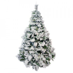 Brad artificial DeLux, cu zapada artificiala, culoare verde, dimensiune 240cm, TP1004-240-BLAU