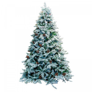 Brazi Artificiali De Lux de Craciun cu Zapada, dimensiune 270cm, MI-172-270-BLAU