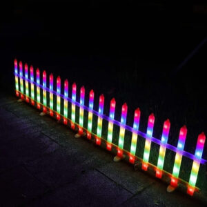 Gardulet Decorativ cu 160 Led-uri, Lumina Multicolora, 3m Lungime, Model Drept