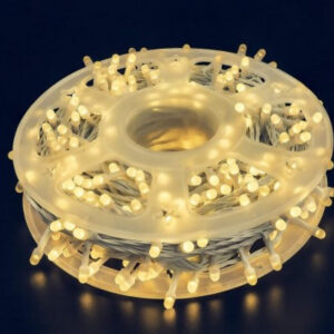 Instalatie de Craciun 5010, Rola 100m, 800 Leduri, Alb Cald, 8 Jocuri de Lumini