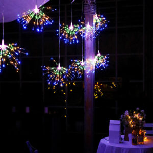 Instalatie DE Craciun 888 M, Instalatie cu 5 Artificii, Multicolora, 5m, Interconectabil