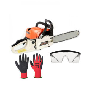 Motofierastrau (Drujba) pe benzina - 2.2kw, 40cm, 52cc, 3 CP, ochelari si manusi de protectie CADOU
