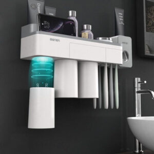 ORGANIZATOR CU SUPORT 3 PAHARE MAGNETICE SI 4 PERIUTE DE DINTI