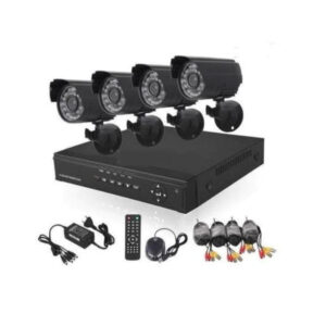 Sistem supraveghere CCTV KIT DVR 4 camere exterior/interior BSL