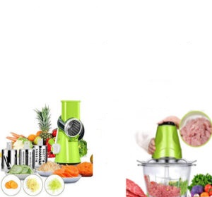 Tocator Electric Universal, Multifunctional Find Back, 2L + Razatoare Multifunctionala Manuala cu Manivela