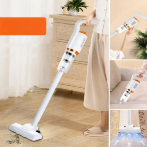 Aspirator Vertical Portabil Fara Fir, Wireless, 2 in 1, Fara sac, Control pe maner, Reincarcabil