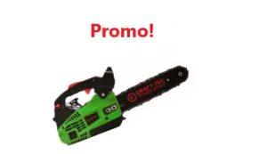 Drujba pe benzina Craft Tec X3000, 3100 rpm, 1.8 CP, 200 ml, lama 30cm, ochelari si manusi protectie CADOU