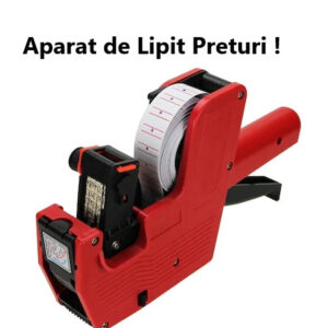 Aparat pentru lipit preturi, 5 caractere, cu Rola etichete inclusa