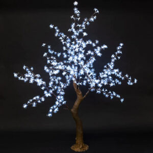Copac Decorativ, Copacel Decorativ cu 540 Leduri Alb Rece