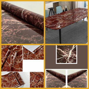 Folie imitatie marmura Maro, autoadeziva pentru bucatarie, baie, 60 x 300 cm, 070 SHB38