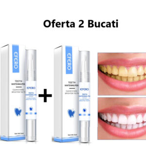 Oferta 2 Buc x Stilou pentru Albirea Dintilor EFERO Mr. White