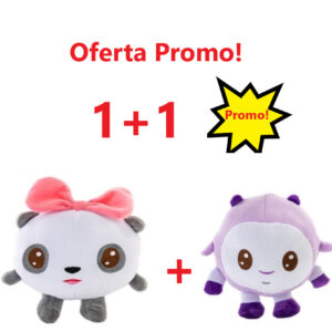 Oferta 2 Bucati Figurine Baby Riki din plus, Pandi si Milu