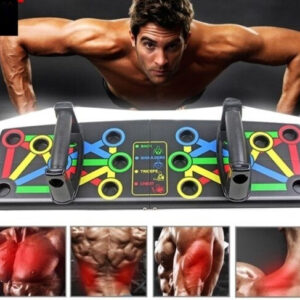 Placa fitness antrenament flotari, pe baza de culori, cu manere, pentru muschi abdominali, piept, biceps, triceps, umeri, spate, 0230 SHB38