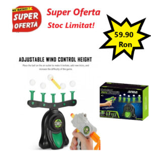 Jucarie Dark Shot Mingi zburatoare si Pistol cu tinte