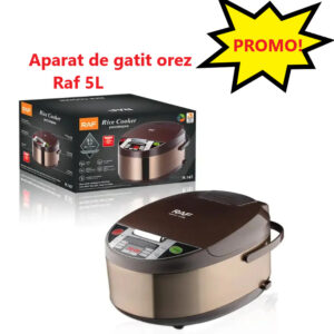 Aparat pentru gatit orez Raf R167 Rice Cooker Capacitate 5L putere 700W, 01800DOREZE