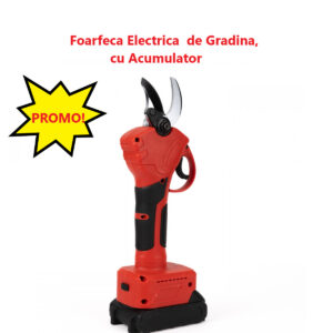 Foarfeca electrica gradina, vita de vie si crengi, cu acumulator si incarcator, 02500POMP