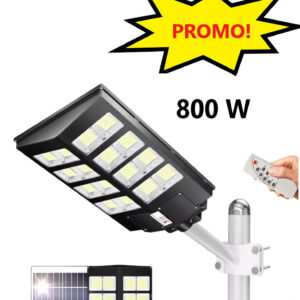 Lampa Solara Dubla Jortan 800W, 16 cadrane, Leduri Generatie Noua cu Telecomanda, Suport Metalic
