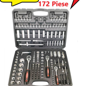 TRUSA 172 PIESE, CHEI CLICHET, BITI, TUBULARE, CROM-VANADIUM, 02050