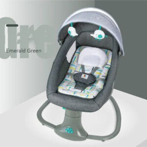 Balansoar 8105, Verde Prafuit, Balansoar Electric Bebe, 3in1, balansare automata, bluetooth, bara de activitati, usb, melodii incorporate, 03800BBY