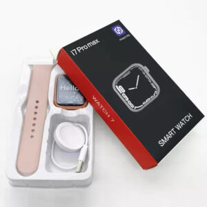 Ceas Smartwatch I7 Promax PINK, Tehnologie de Ultima Generatie, Functii Multiple, 0320BSL