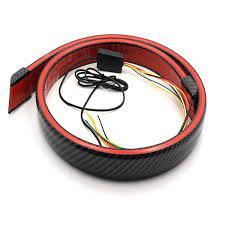 Eleron auto cu lampa stop frana suplimentara pentru autoturisme 12V 120cm Carbon 0750 OTAI