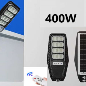 Lampa Solara Stradala, 400W, cu 12 casete, Telecomanda Inclusa, Ip67, 01200ZD